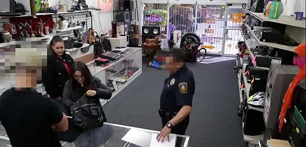  Couple Bitches Tried To Steal From the Shop - XXX Pawn